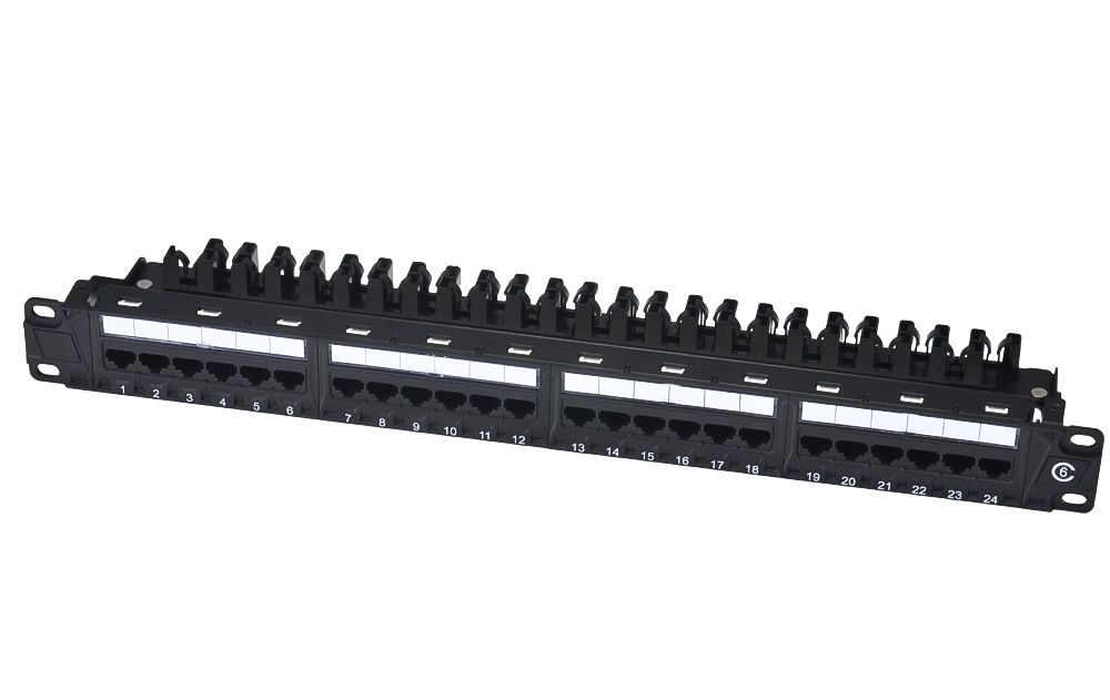 Modular w/Clips - BP24NBI Cat 6 / Cat 5e Patch Panels